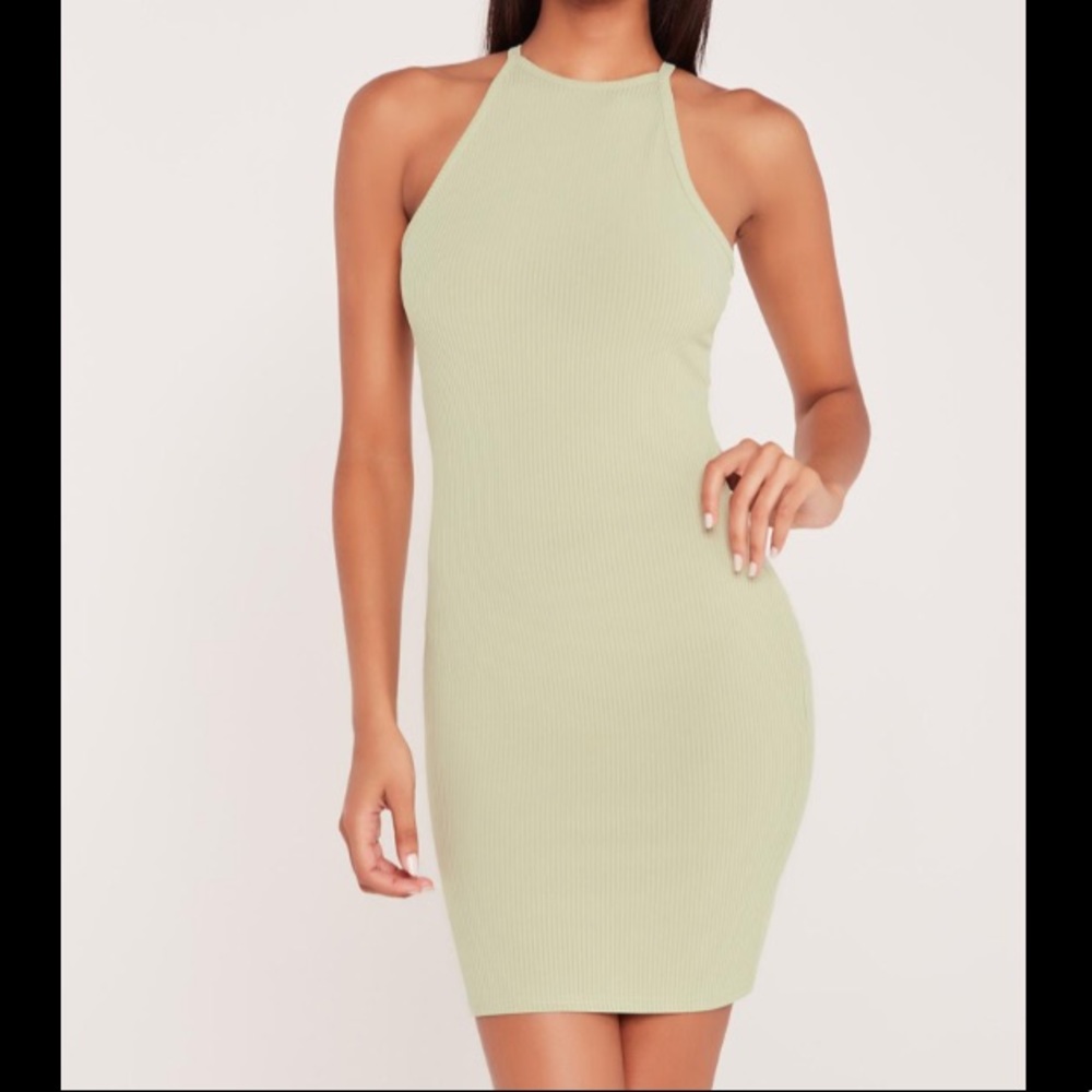 MISSGUIDED X CARLI BYBEL BODYCON DRESS